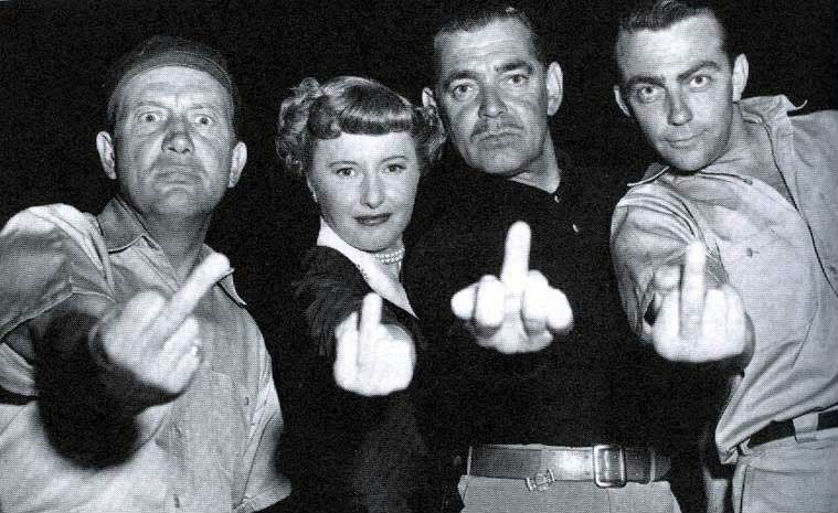 Lew-Smith-Barbara-Stanwyck-Clark-Gable-and-Bill-Hickman-on-the-set-of-To-Please-a-Lady