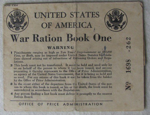 z WWII OPA Rationing Booklet