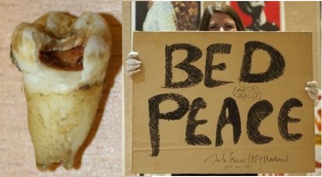 John LennonTooth-sign