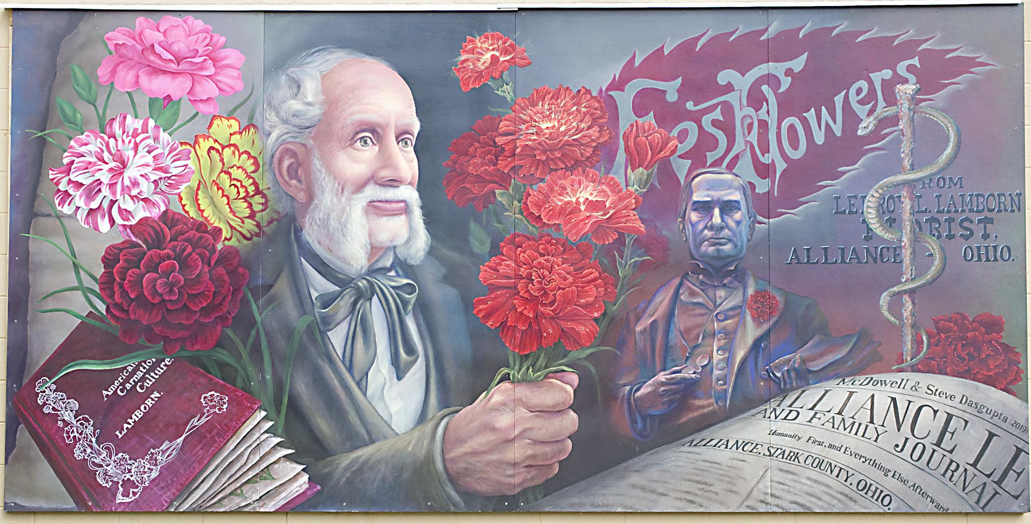 z Lanborn McKinley mural Alliance Ohio