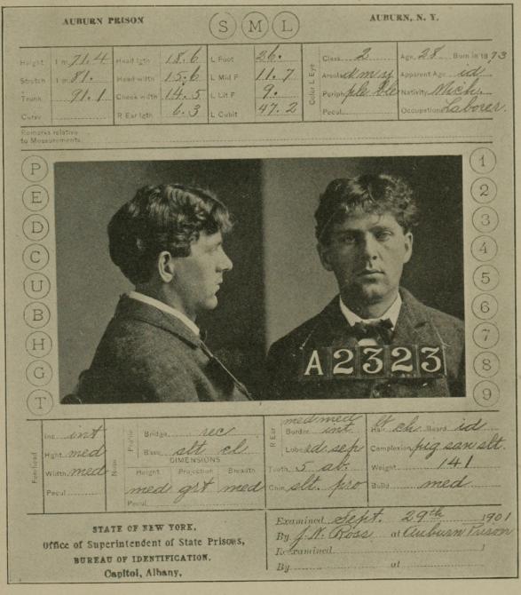 z Prison_card_of_Leon_Czolgosz