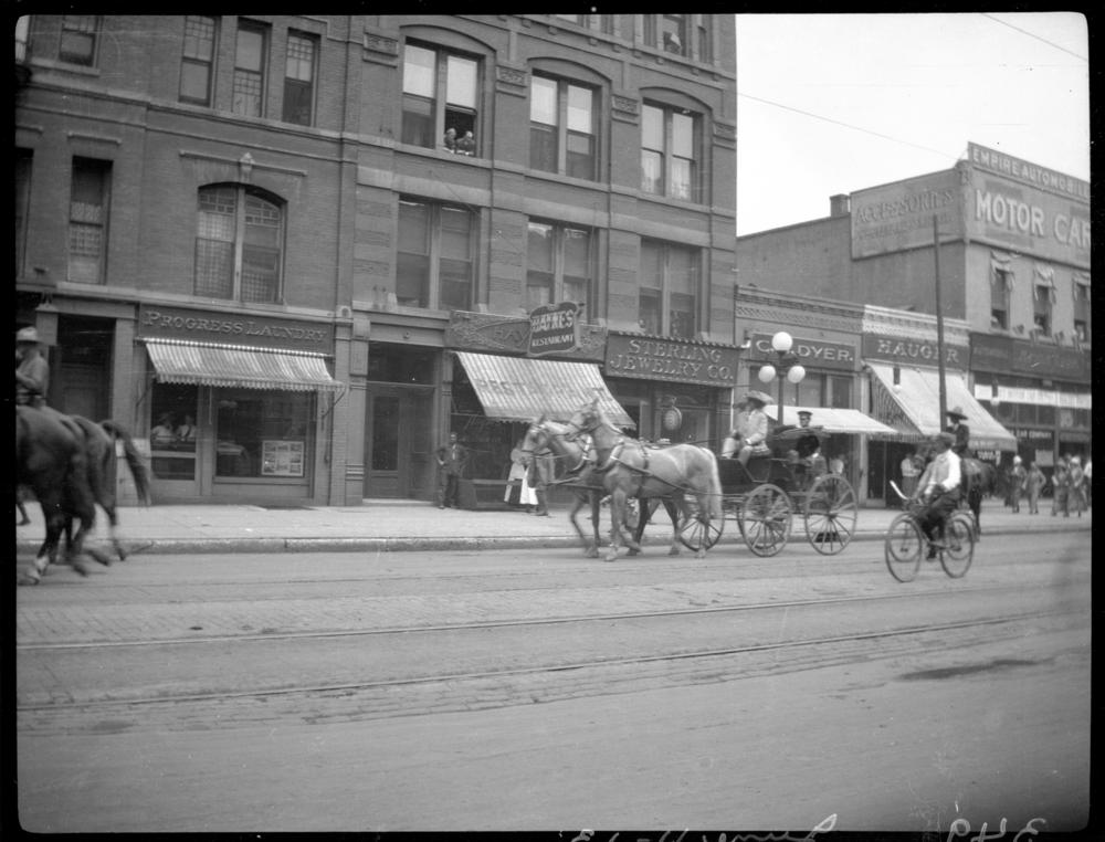 Part II Buffalo Bill on Mass Ave June 11 1913 Photo courtesy Lilly library Indiana University